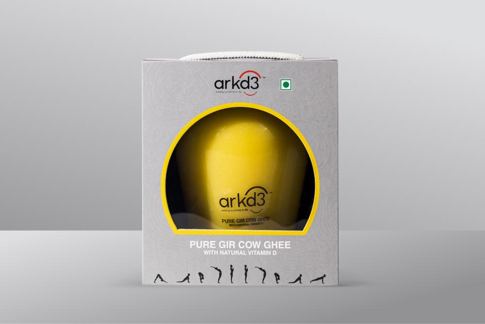 Ark D3 Organic Gir Cow Ghee - 1L