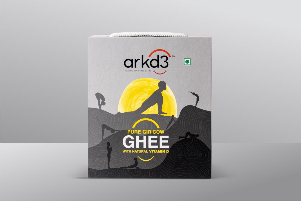 Ark D3 Organic Gir Cow Ghee - 1L