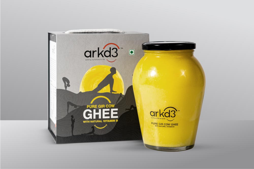Ark D3 Organic Gir Cow Ghee - 1L