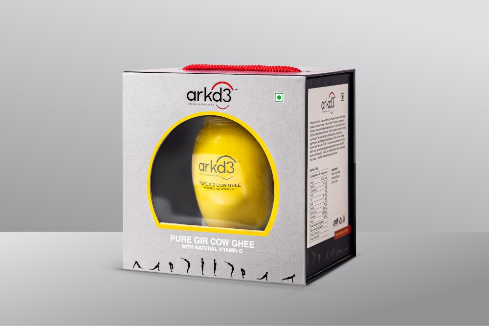 Ark D3 Organic Gir Cow Ghee - 200ml