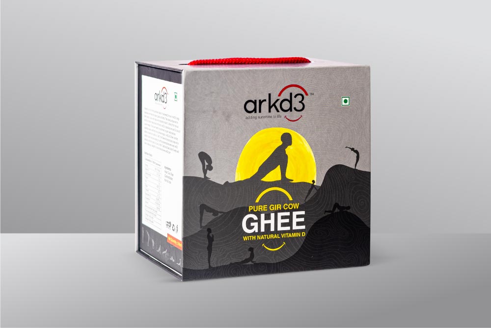 Ark D3 Organic Gir Cow Ghee - 200ml