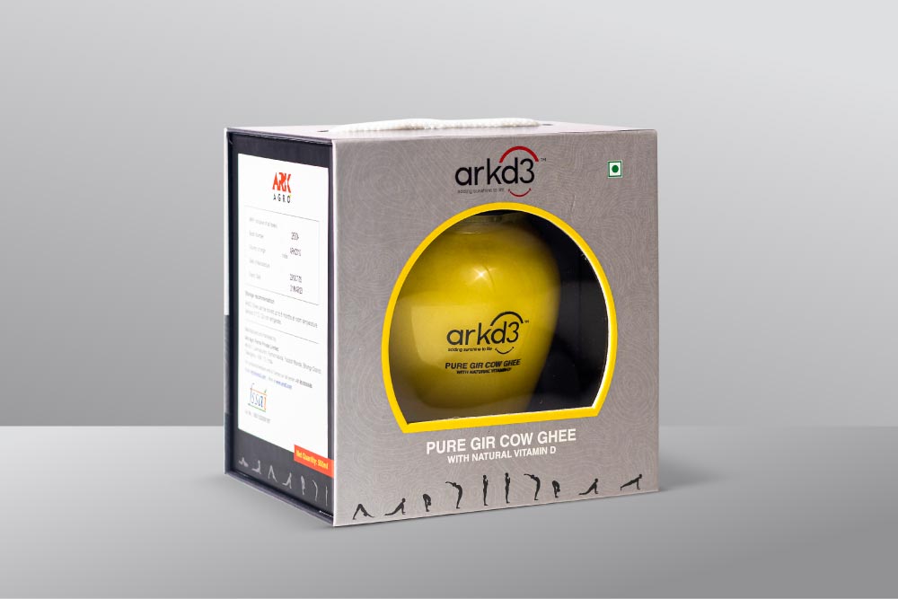 Ark D3 Organic Gir Cow Ghee - 500ml