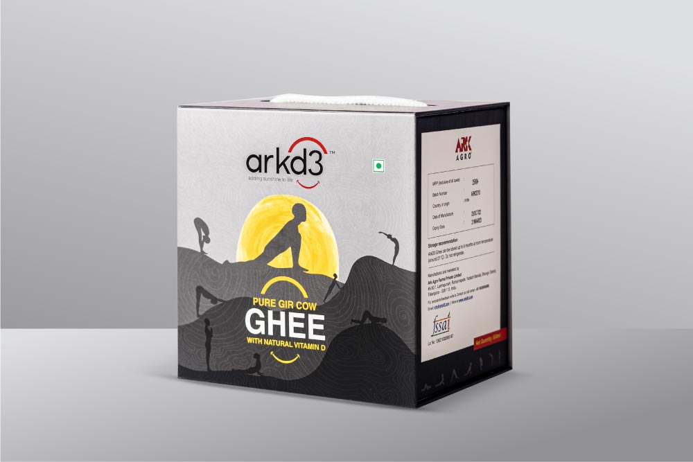 Ark D3 Organic Gir Cow Ghee - 500ml